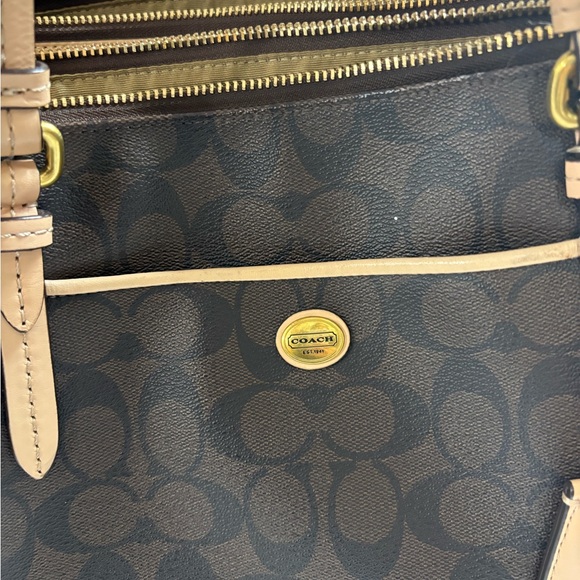 Coach Rowan Satchel Signature Canvas Bag - Picture 2 of 7